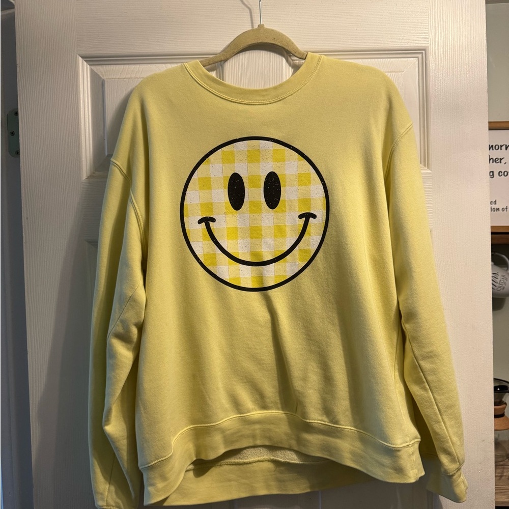 Yellow Smiley Face Sweatshirt